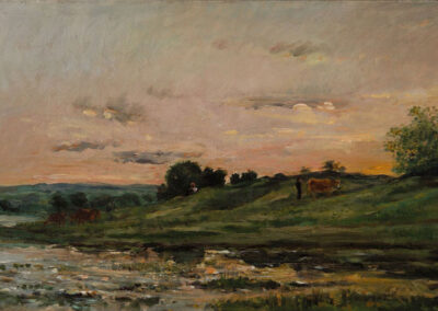 Charles Francois Daubigny, On The Oise, circa 1861