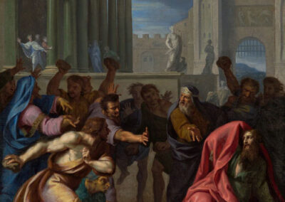 Jean-Baptiste de Champaigne, The Stoning of St. Paul, circa 1667
