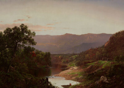 William Louis Sonntag, Landscape with Fishermen, circa 1860