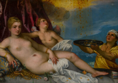 Johan Rottenhammer, Jupiter in a Shower of Gold Descending, circa 1600-1606