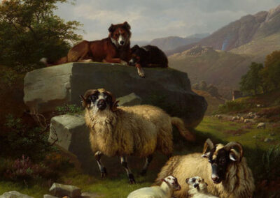 Eugene Joseph Verboeckhoven, Watching the Flock, 1861