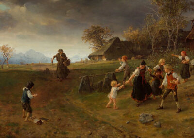 Ludwig Knaus, The Old Witch, 1885