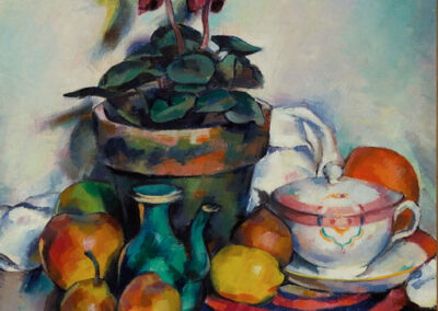 Stanton Macdonald Wright, Cyclamen & Fruit, 1920