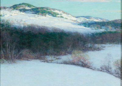 Willard Leroy Metcalf, The Hills in February, 1922