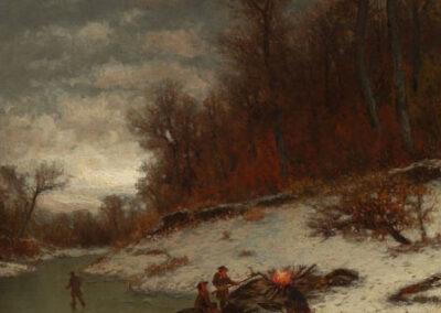 George Wellington Waters, Skating on the Canal, 1881