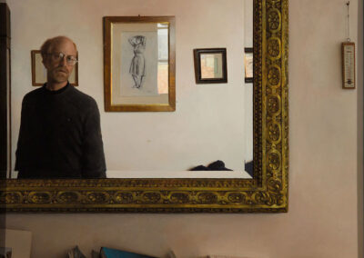 Richard Maury, Wall with Mirror & Thermometer, 1990