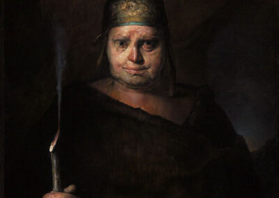 Odd Nerdrum, Winter: Man with a Burning Branch, 1993