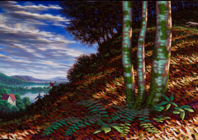 Leonard Koscianski, Birch Trees, 1988
