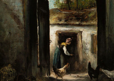 Charles-Emile Jacques, Barn Yard